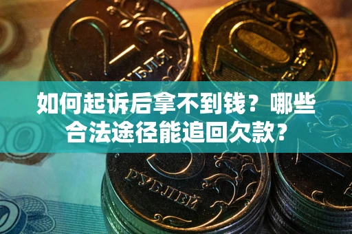 武汉如何起诉后拿不到钱？哪些合法途径能追回欠款？