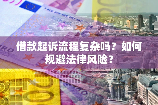 武汉借款起诉流程复杂吗？如何规避法律风险？