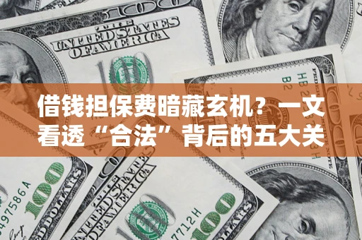 武汉借钱担保费暗藏玄机？一文看透“合法”背后的五大关键陷阱