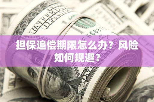 武汉担保追偿期限怎么办？风险如何规避？