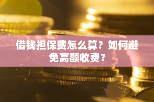 武汉借钱担保费怎么算？如何避免高额收费？