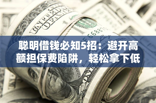 武汉聪明借钱必知5招：避开高额担保费陷阱，轻松拿下低息贷款