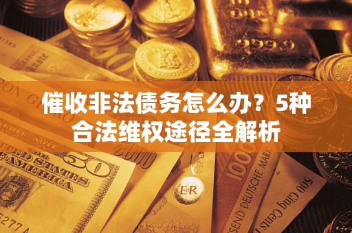武汉催收非法债务怎么办？5种合法维权途径全解析